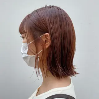 ミディアム カラー 🪭risa 暖色/レイヤー🪭のヘアスタイル