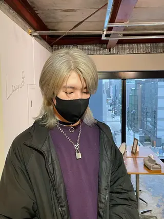 カラー 顔まわり/W カラー/リョウのヘアスタイル