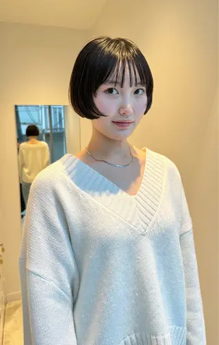 ショート 似合わせボブ/ 大人ボブ🩵しおのヘアスタイル