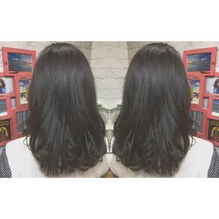 ミディアム カラー メンズhair /こえびのヘアスタイル