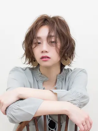 ショート レベンス田町 西谷悠のヘアスタイル