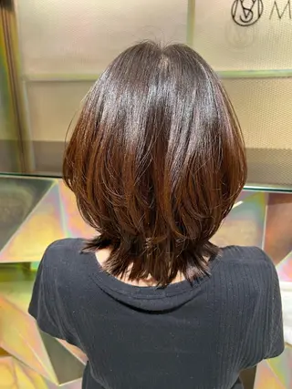 ミディアム 似合わせボブ/ 大人ボブ🩵しおのヘアスタイル