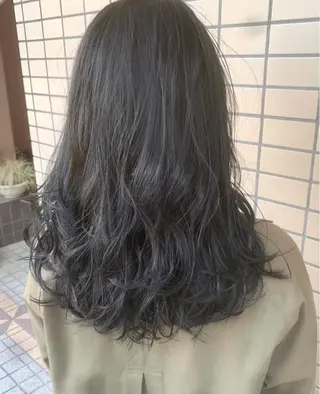ロング カラー ヘアアレンジ 透明感×韓流ハイ トーン🫧RYUTAのヘアスタイル