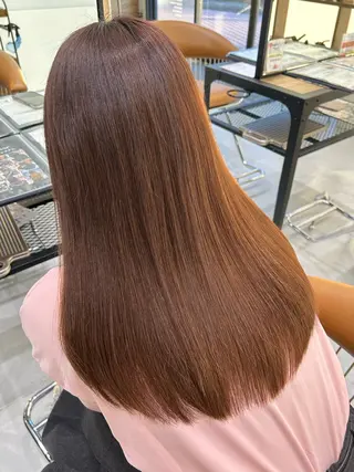 ロング Rinka🌷🩶 グレージュカラー🫧のマツエク・マツパデザイン