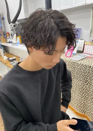 ミディアム メンズ特化サロン ウエダ　ヒロキのヘアスタイル