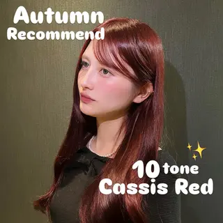 カラー レイヤーカット/ フェミニン💕/鏡のヘアスタイル