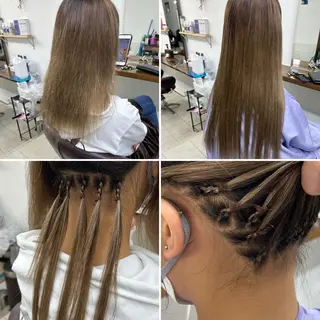 ダブルスキルエクステ /羽エクステ白石宇由のヘアスタイル