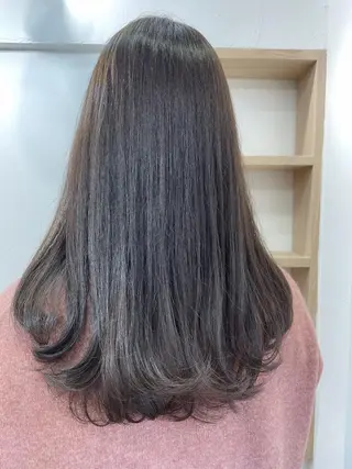 セミロング 【赤坂】髪質改善✨ 矢口嵩人のヘアスタイル