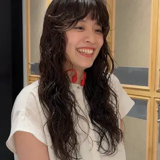 ロング パーマ hyuga/パーマ /ニュアンスパーマのヘアスタイル