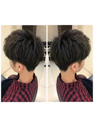 カラー メンズ 品田 真里のヘアスタイル