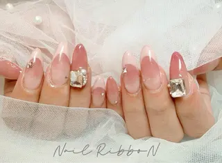 ネイル ネイルリボン 石田のネイルデザイン