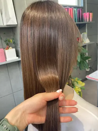ロング 髪質改善☺︎縮毛矯正 ふじい まりんのヘアスタイル