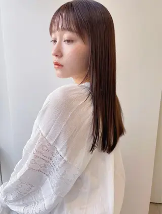 セミロング 高橋 柊和のヘアスタイル