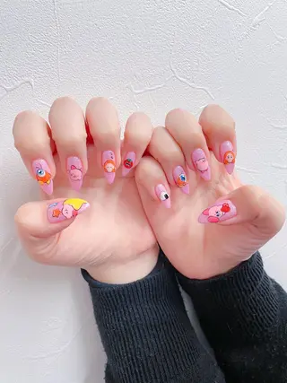 ネイル 【OKIKA】 らん🦖🌈🧡のマツエク・マツパデザイン