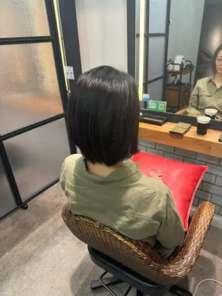 ショート 暖色カラー🤎Red Neo meiのヘアスタイル