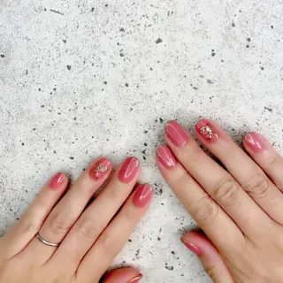 セミロング カラー パーマ ヘアアレンジ メンズ キッズ ネイル マツエク・マツパ アイブロウ Salon Ｋのネイルデザイン