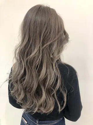 セミロング カラー marju銀座 マージュギンザのヘアスタイル