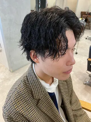 パーマ メンズ 🔥メンズ特化/ 奥野心太【副店長】のヘアスタイル