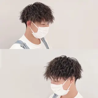 ショート パーマ メンズ 瀧野 翔吾【メンズ特化】のヘアスタイル