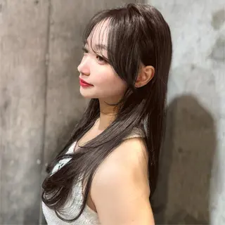 セミロング 新宿/韓国風レイヤー 髪質改善/渋谷直樹のヘアスタイル