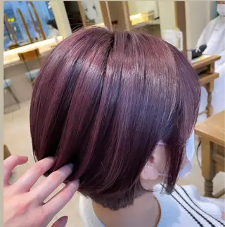 ショート カラー すげさやか ✨メンズカットパーマのヘアスタイル