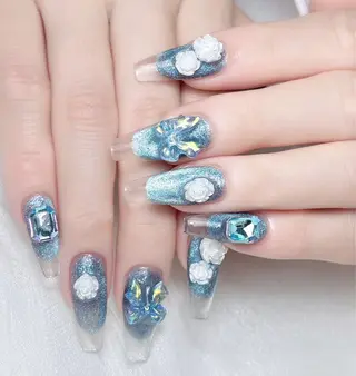 ネイル M🌷nail 長さだし専門店のネイルデザイン