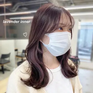 ミディアム ナガイ アヤのヘアスタイル