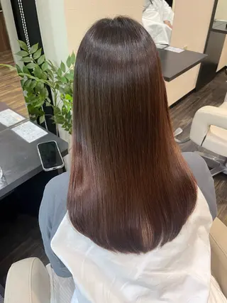ロング カラー 河西 楓のヘアスタイル