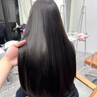 ロング カラー ヘアアレンジ ブリーチなしカラー /新百合ヶ丘/安形翔のヘアスタイル