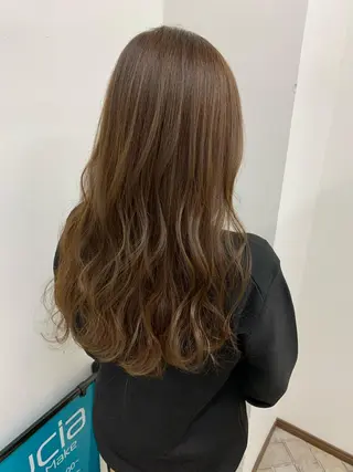 セミロング 髪質改善×縮毛矯正 ×艶カラーNAOのヘアスタイル