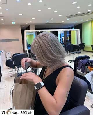 ショート カラー パーマ メンズ 🩷Eny terrace🩷のヘアスタイル