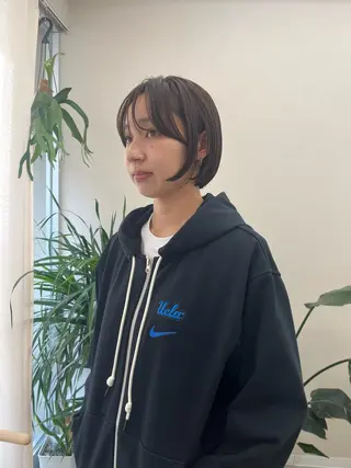 ショート カラー Hareru 豊田 修廣のヘアスタイル