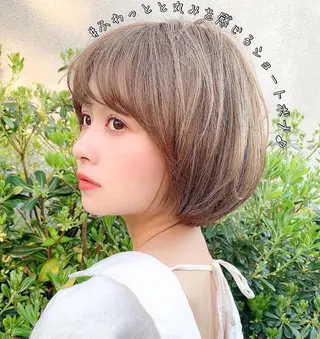 ショート カラー 大人かわいい💍🤍 ボブ/ショートボブのヘアスタイル