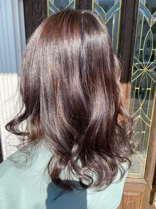ロング カラー 山西 真琴のヘアスタイル
