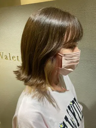 ミディアム カラー ヘアアレンジ 豊中/メンズ特化 岡田 龍之介のヘアスタイル