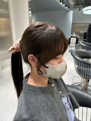 ミディアム コウスケ/ lond uluのヘアスタイル