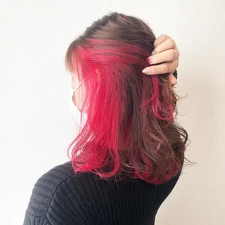 カラー ツノガイ エリのヘアスタイル