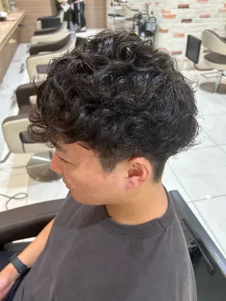 パーマ パーマ/ハイトーン 🌀中川航亜🌀のヘアスタイル