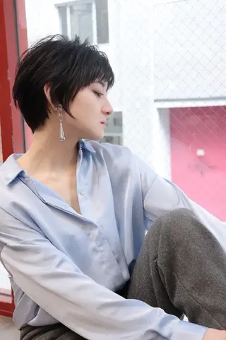 ショート カラー ダブルカラーモデル☆ SHUNYAのヘアスタイル