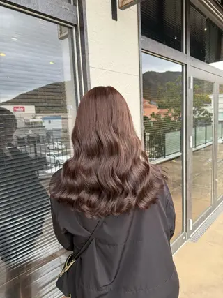 ロング カラー 鵜飼 真伍のヘアスタイル