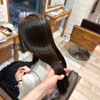 ロング カラー Rion/渋谷 /ブリーチなしカラーのヘアスタイル