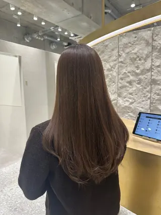 ロング カラー 銀座/ヘアセット/ 島村美帆のヘアスタイル