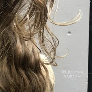 ミディアム カラー 韓国ヘア 店長NEGIのヘアスタイル