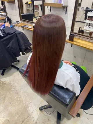 ロング 韓国パーマ 美容師 和田爽良のヘアスタイル