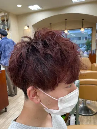 カラー SALOWIN栄 高須大貴のヘアスタイル