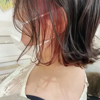 ミディアム カラー attrait店長/ 柿本理沙のヘアスタイル