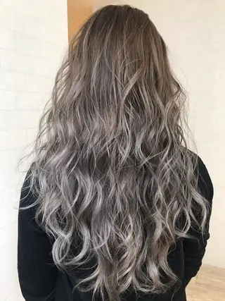 ロング カラー パーマ ヘアアレンジ メンズ キッズ ネイル マツエク・マツパ 🎨カラー満足度 500%💫ヅル💫のヘアスタイル