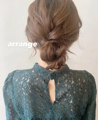 ミディアム カラー ヘアアレンジ 🌟アレンジが似合う カラー🌟Rumiのヘアスタイル