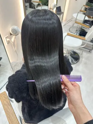 セミロング カラー 韓国レイヤーカット/ 顔周りカットtamaのヘアスタイル