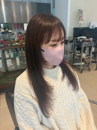 ロング 菊池 菜月のヘアスタイル